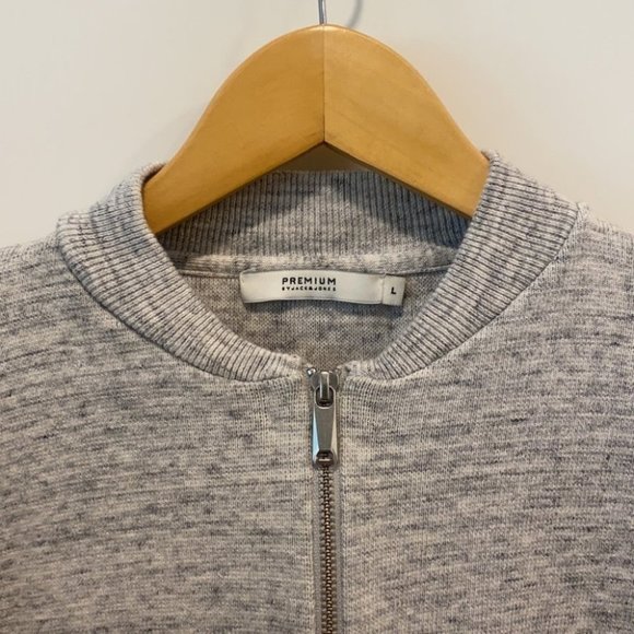 Jack and Jones long sleeve zip up sweater size LG - Picture 3 of 10